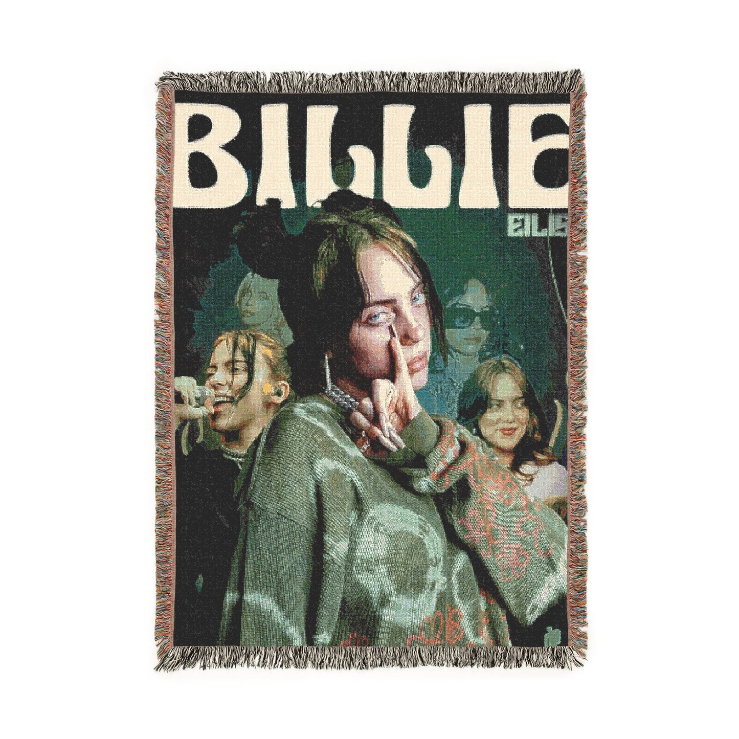 Iconic Green Hair Billie Blanket